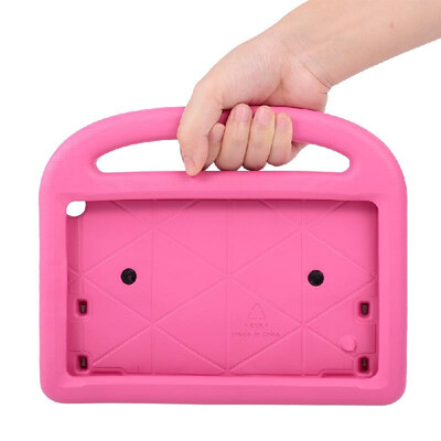 

Protective EVA Case for Amazon HD8 20162017 Silicone Shockproof Handle Case Screen Protector Kids-friendly Pink