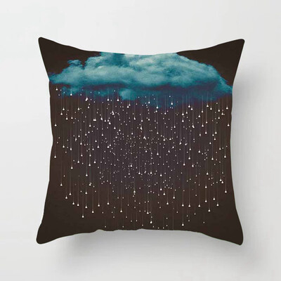 

2020 New Tree Starry Sky Creative Pillow Case Christmas Home Office Decoration Car Sofa Cushion Cover 45X45Cm