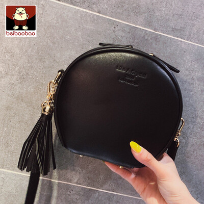 

Ins new small bag 2019 new Korean pure color simple small round bag Joker shoulder Messenger bag