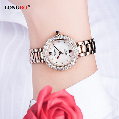 

Taobao watches authentic fashion steel belt diamonds ladies watch trend quartz female watch