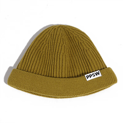 

Hat women fallwinter Korean version of Joker wool hat students warm knit hat Japanese simple ear muff hat mens tide