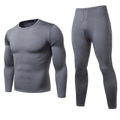 

Thermal underwear sets Men Winter Long Sweat fleece quick drying thermo