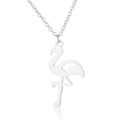 

Fashion Jewelry Animal Necklaces for Women Girls Stainless Steel Cute pineapple Flamingo Animal Pendant Necklace Accessories