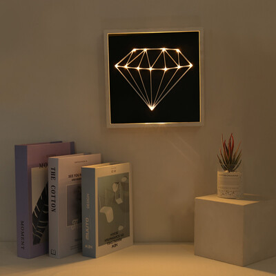 

Gobestart LED Creative Night Light 10×10×2 Inchs Decorative Small Table Lamp
