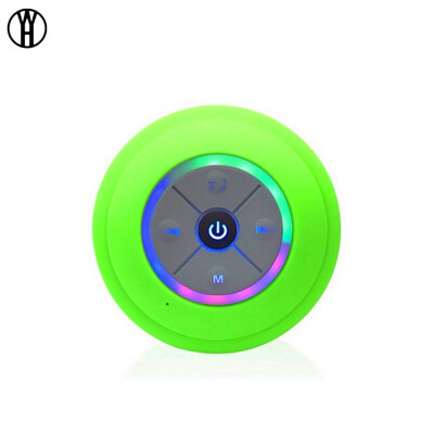 

WH Q9 Wireless Bluetooth Portable Subwoofer Waterproof Speaker Car Handsfree Call Music Suction Mic For Iphone phone xiaomi