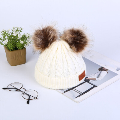 

Tailored Unisex Winter Thicken Warm Hat For Men And Women Ear Warm Hat with Hairball