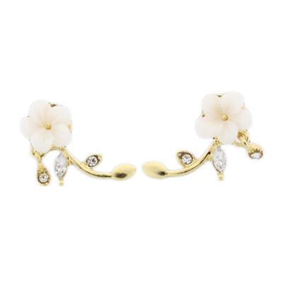 

New Fashion Leaves Drop Earrings for Women Leaves Plant Flower Design Drop Earrings