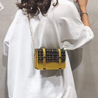 

Popular female bag 2019 new fashion woolen chain bag Messenger bag wild ins net red mini shoulder bag