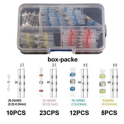

〖Follure〗Professional Solder Sleeve Heat Shrink Butt Waterproof AWG Wire Splice Connector