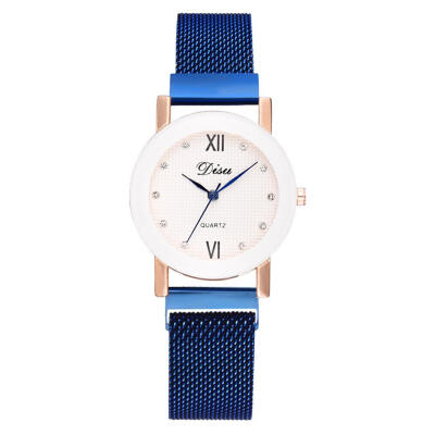 

Best Selling Women Watches Rhinestone Dial Ladies Quartz Wristwatch Magnetic Buckle Mesh Strap Fashion Clock Zegarki Damskie