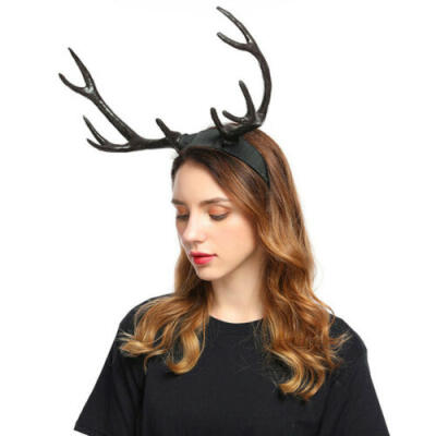 

Deer Horn Headband Halloween Christmas Cosplay Decor Headdress Headgear DIY Cute