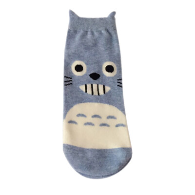 

Cute Thick Cotton Socks Women Cartoon Little Monsters Exquisite Embroidered Pattern Home Socks