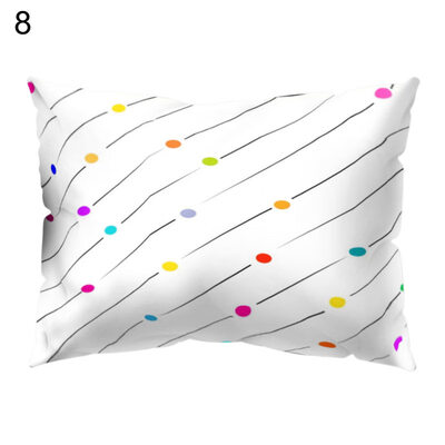 

Flower Plane Coffee Fruit Circle Pillow Case Cushion Cover Sofa Bed Car Decor