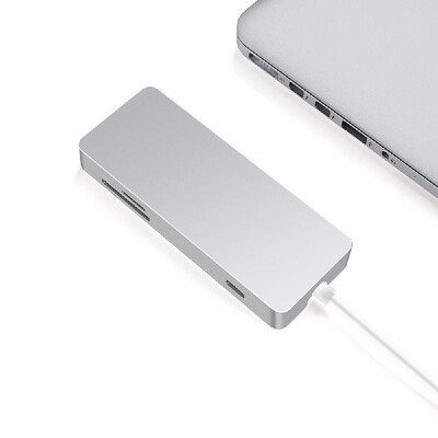 

7-in-1 Multifunctional USB Type C Hub with Power Delivery 2K High Definition Output Port DataTF Card Reader PD Charging Port USB