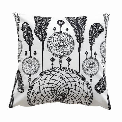 

1pc Breathable Cotton Linen Pillowslip Vintage Car Cushion Pillowcase Decor