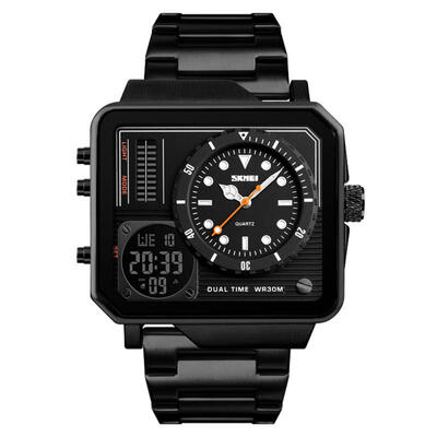 

SKMEI Multifunction Waterproof Business Mens Watch Digital Dual Display Outdoor Sport Watches