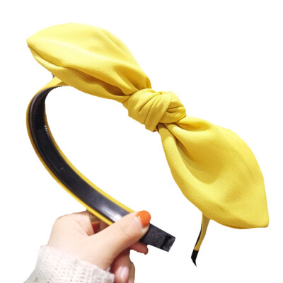 

Bohemian Bowknot Ribbon Hair Headwear Kawaii Headband For Womens Bow Head Band Hairband