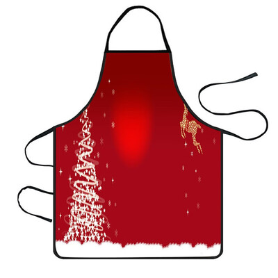 

Siaonvr Christmas Decoration Waterproof Apron Kitchen Aprons Dinner Party Apron