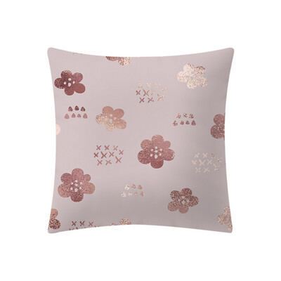 

〖Follure〗Rose Gold Pink Cushion Cover Square Pillowcase Home Decoratio