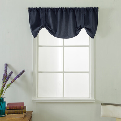 

Toponeto Valance Curtains Extra Wide&Short Window Treatment Kitchen Living Bathroom