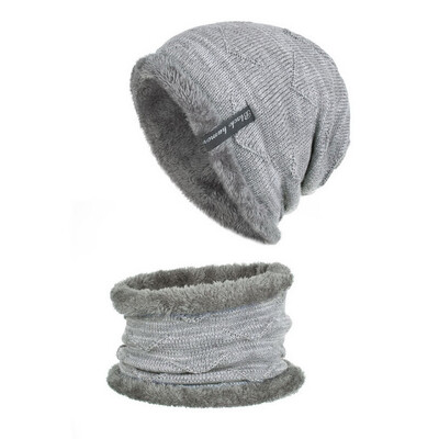 

Tailored 2 Pieces Unisex Knit Cap Head Hat Beanie Cap&Warm Outdoor Hat