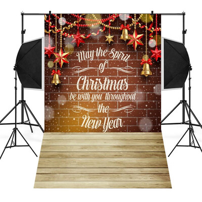 

〖Follure〗Christmas Backdrops Snowman Vinyl 3x5FT Lantern Background Photography Studio