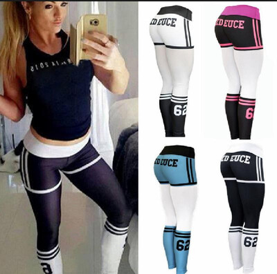 

2017 hot sale 4 color digital 62 digital printing 7101 seamed leggings Black