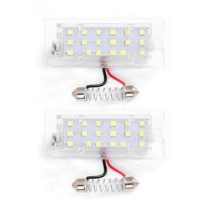 

1 Pair LED Number License Plate Lights Lamp for X5 E53 99-06 X3 E83 03-10