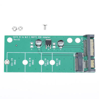 

M2 NGFF SATA SSD to SATA 3 SATA 25 Adapter Converter Card with Tools