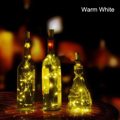 

UpperX 1PCS Solar 2M LED Cork Shaped 20 LED Night Fairy String Light Kork Solarbetrieben Licht Wine Bottle Lamp