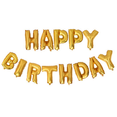 

Gobestart Large Happy Birthday Self Inflating Balloon Banner Bunting Party Decoration