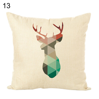 

Nordic ElkBearFlamingo Throw Pillow Case Cushion Cover Sofa Office Home Decor