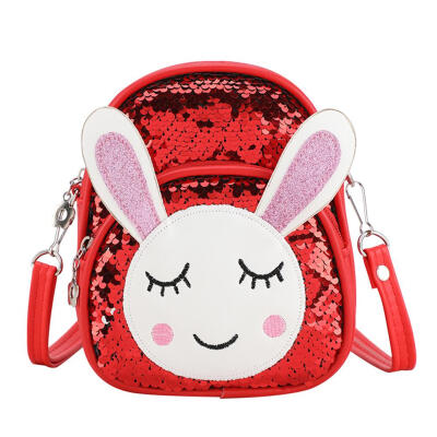 

Cute Rabbit Sequins Backpacks Children Girls Rucksacks School Shoulder Bags