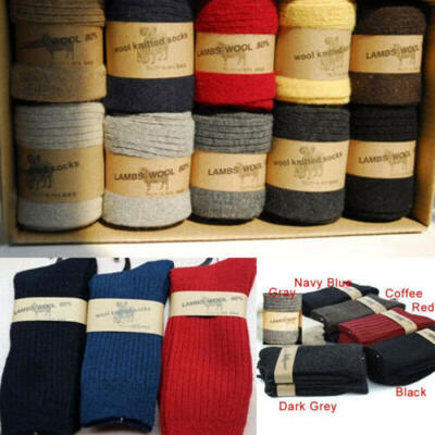 

Mens Thick Heavy Duty Wool Blend Work Hiking Boot Socks Winter Warm Thermal UK