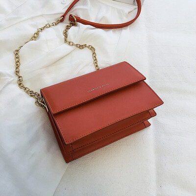 

Summer new texture bag female 2019 new Korean version of the wild shoulder slung ins fashion chain small square bag