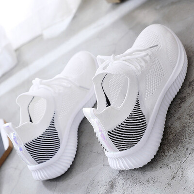

White shoes women 2019 summer mesh red breathable summer sports mesh Joker new shoes tide shoes autumn white shoes