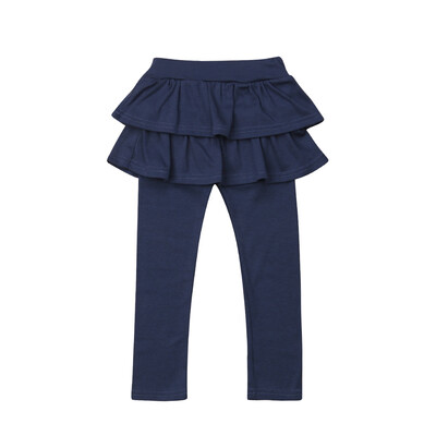 

Newborn Kid Baby Girl Culottes Leggings Ruffles Tutu Skirt Long Pants Trouser