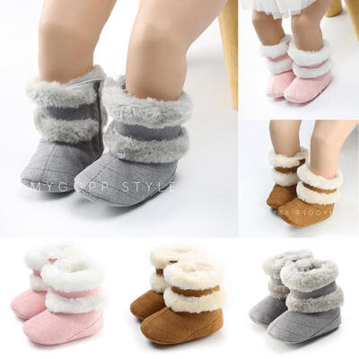 

Newborn Baby Toddler Infant Boys Girls Sneaker Soft Sole Crib Trainers Shoes