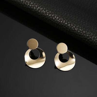 

F37 Modern Womens Drop Earrings 2019 Irregular Special-shaped Gold Pearl Earrings Drop Earrings Fashion Jewelry Gift