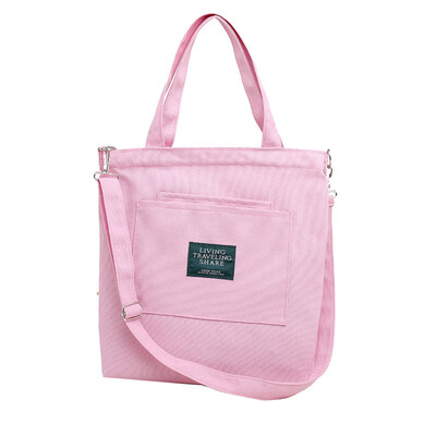 

Fashion Women Colorful Large Canvas Crossbody Shoulder Shopping Bag Handbag
