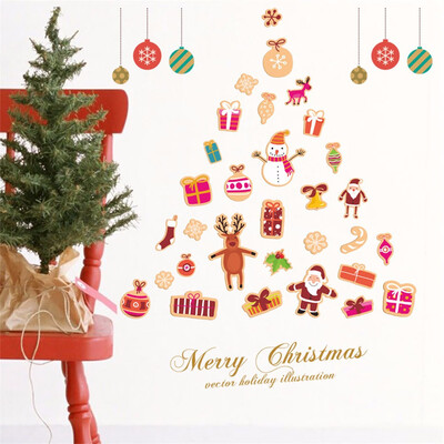 

〖Follure〗2018 Merry Christmas Household Room Wall Sticker Mural Decor Decal Removable