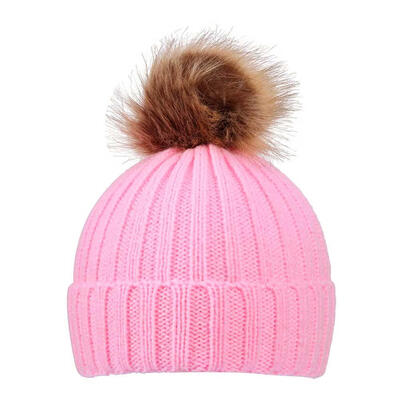 

Baby Toddler Boys Girls Knitted Caps Cute Hat Hairball Winter Warm Hats