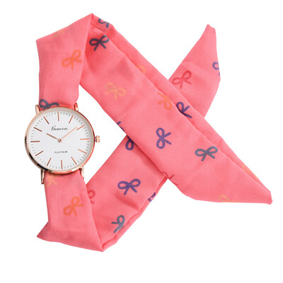 

Summer fresh cloth with watch party casual fashion ladies watch