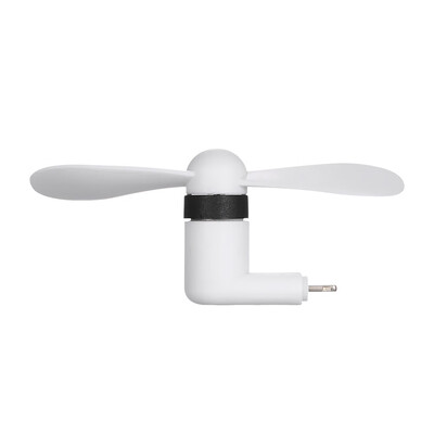 

Mini USB Fan Lightning Phone Fan Portable Cooling Fan Flexible Cooler for Lightning Devices LaptopGreen