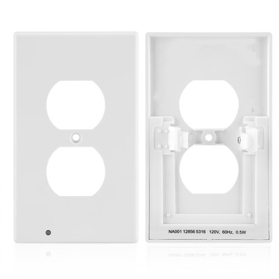 

Plug Cover LED Night Light Wall Outlet Plate Hallway Bedroom Bathroom Lamp Outlet Plate Light Plug Cover Light
