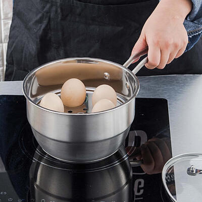 

Greensen Stainless Steel Hot Milk Cup Brewing Coffee Pot Small Milk Pot Baby Food Porridge Small Pot