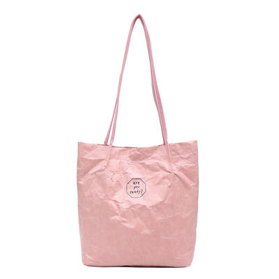 

Waterproof Shoulder Pure Color Handbags Women Top-handle Bag Shopping Totes