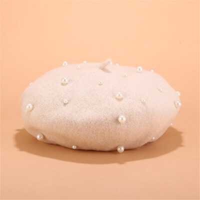 

Tailored Vintage Women Winter Hat Beret Cap Korean Painter Newsboy Berets