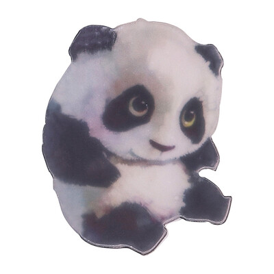 

1 PC Painting Animals Badges For Clothes Acrylic Badges Kawaii Icons On Backpack Pin Brooch Badge
