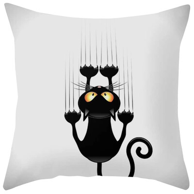 

Siaonvr Cat Square Pillowcase Home Decoration Car Sofa Bedroom Cushion Cover